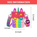 Unicorn Pop Purse - Fun Fidget Shoulder Bag