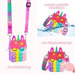 Unicorn Pop Purse - Fun Fidget Shoulder Bag