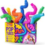 Nutty Toys Pop Tubes - 8-Pack Sensory Fun
