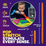 Nutty Toys Pop Tubes - 8-Pack Sensory Fun