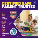 Nutty Toys Pop Tubes - 8-Pack Sensory Fun