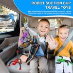 Robot Suction Cup Pop Tubes - 6 PCS Fidget Toys
