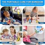 Robot Suction Cup Pop Tubes - 6 PCS Fidget Toys