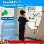 Robot Suction Cup Pop Tubes - 6 PCS Fidget Toys