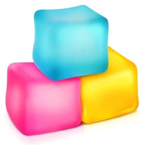 3 Pack Gel-Filled Fidget Stress Cubes