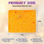 5 Pieces Marble Maze Mat Sensory Fidget Set