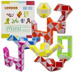 12 Pack Mini Fidget Snake Cube Puzzle Toys