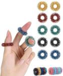 10 Pack Spiky Sensory Rings for Stress Relief
