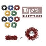 10 Pack Spiky Sensory Rings for Stress Relief