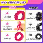 Fidget Rings for Kids: 18-Pack Sensory Toys