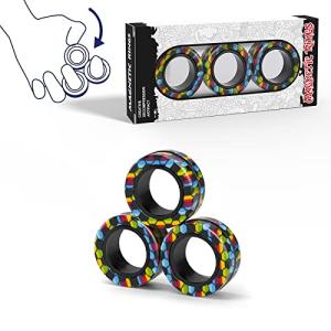 Magnetic Fidget Ring Toy Set for Kids