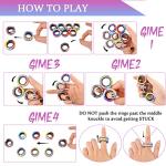 9Pcs Magnetic Rings Fidget Toy Set for Kids