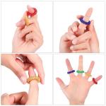 30 Acupressure Fidget Rings for Stress Relief