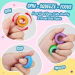 Fidget Rings for Kids – 12 Pcs Set