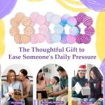 5 Pack Colorful Spiky Bead Fidget Rings