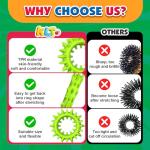 50 Pack Fidget Rings - Sensory Toys for Kids