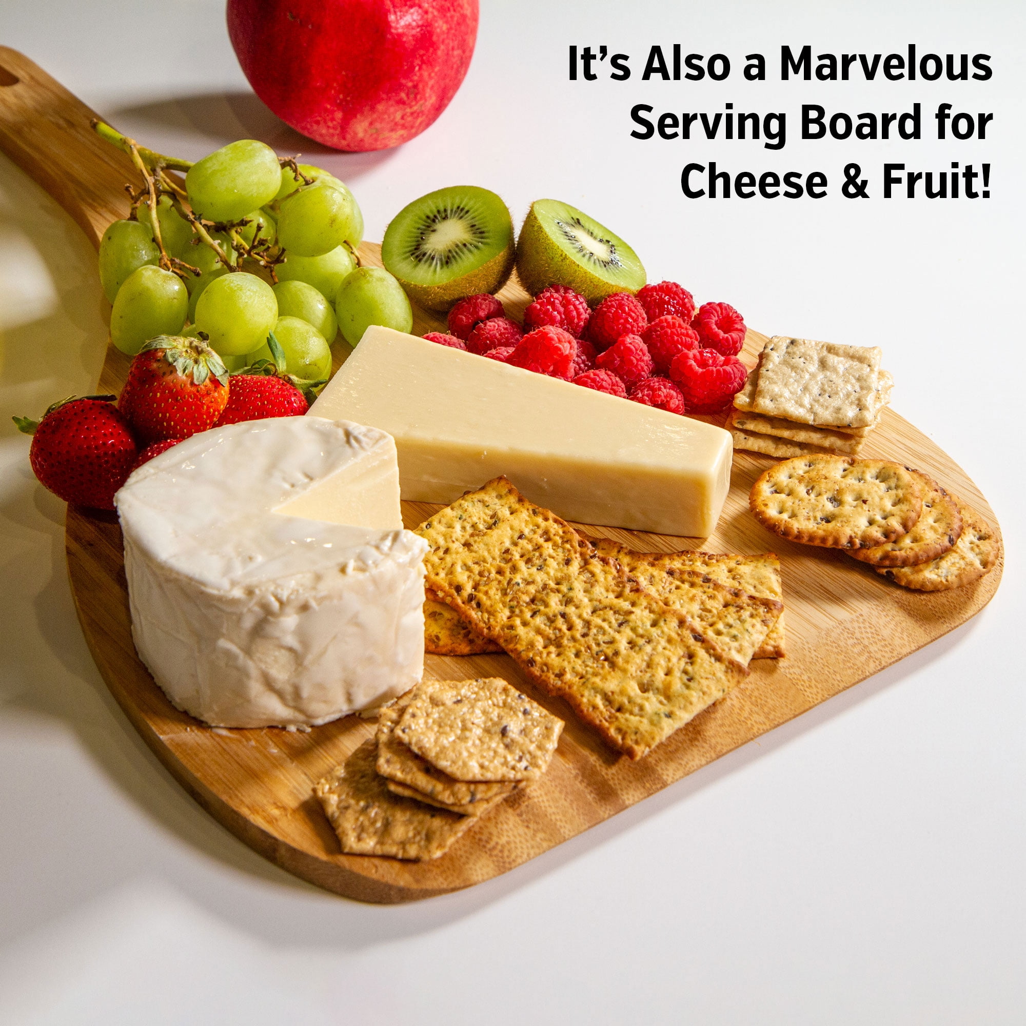 Wood Pizza Peel with Long Handle - 12 Inch