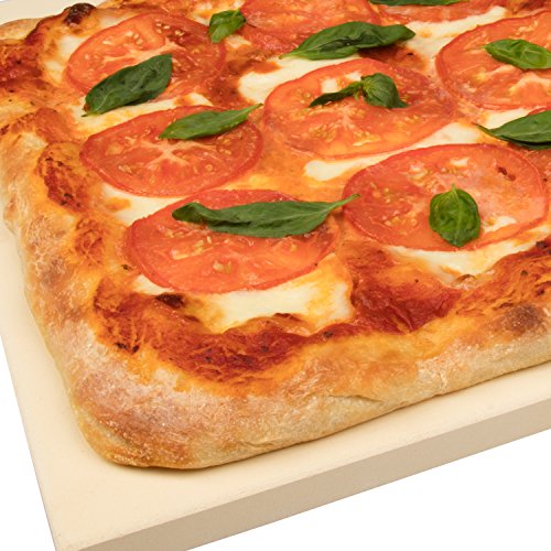 XL Rectangular Pizza Stone for Oven or Grill