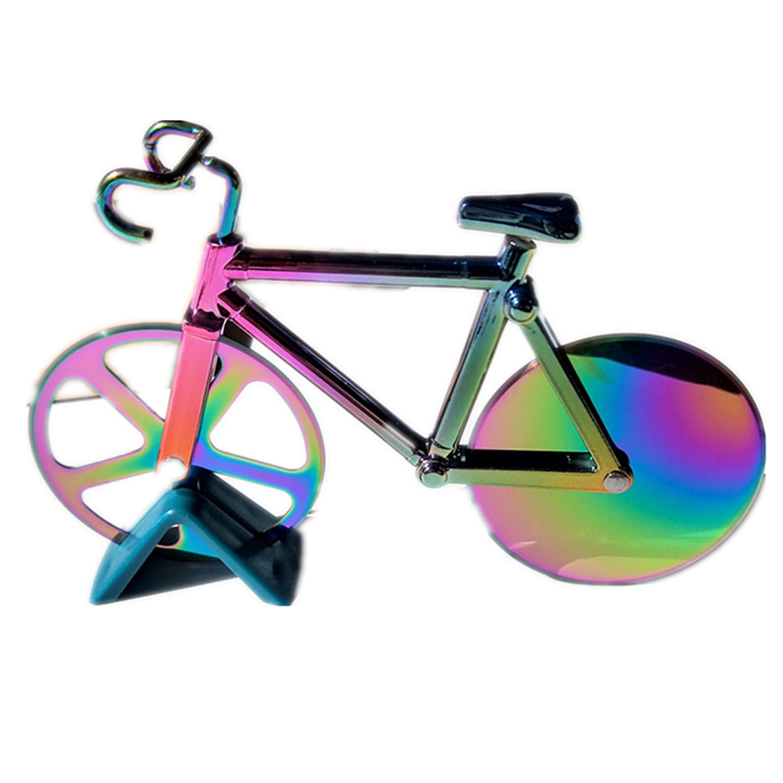 Bicycle Pizza Cutter - Dual Stainless Steel Slicer