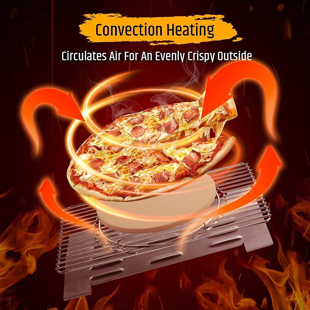 Portable Gas Pizza Oven with Griller and Stone