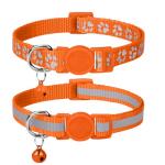 Reflective Breakaway Cat Collar with Bell, 2 Pack