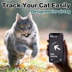 Reflective Breakaway Cat Collar with Airtag Holder