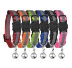 Colorful Reflective Breakaway Cat Collar Set of 6