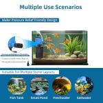 DaToo 120GPH Adjustable Aquarium Filter for 5-15 Gallons