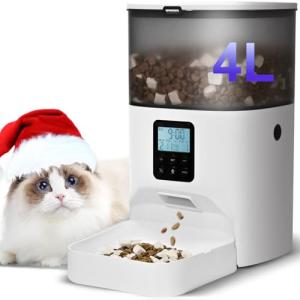 Automatic Cat Feeder with Voice Recorder and Timer