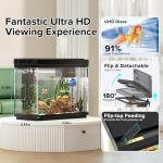 Smart 2.4 Gallon Fish Tank with Humidifier & Lights