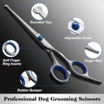 4-in-1 Dog & Cat Grooming Scissors Kit