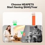 Quiet Rechargeable Dog Grooming Clippers, Adjustable Comb