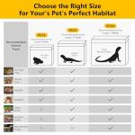 7-Piece Reptile Terrarium Kit with Locking Lid