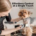 Quiet Rechargeable Dog Grooming Clippers, Adjustable Comb