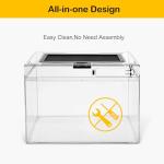 7-Piece Reptile Terrarium Kit with Locking Lid