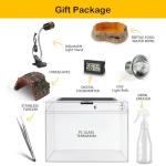 7-Piece Reptile Terrarium Kit with Locking Lid