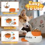 YOOIU Duck-Shaped Interactive Dog Treat Dispenser Toy