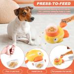 Duck-Shaped Interactive Treat Dispenser for Pets