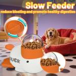YOOIU Duck-Shaped Interactive Dog Treat Dispenser Toy