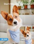 2K Indoor Security Camera for Pets and Home