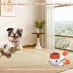 YOOIU Duck-Shaped Interactive Dog Treat Dispenser Toy