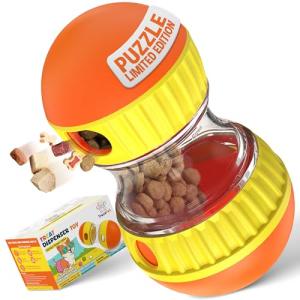 Interactive Dog Treat Dispenser Puzzle Toy