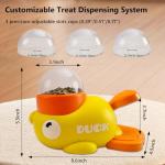 Duck Treat Dispenser Puzzle Toy for Dogs and Cats
