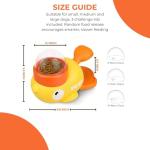 Sparkle Duck Anti-Slip Dog Feeder Toy