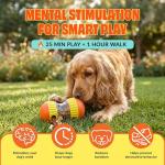 Interactive Dog Treat Dispenser Puzzle Toy