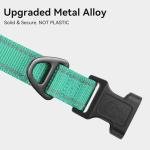 Joytale Teal Reflective Dog Collar for Large Dogs