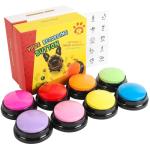 Voice Recording Dog Buttons - 8 Fun Colors