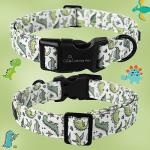 Funny Dinosaur Dog Collar for Small Dogs