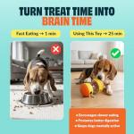 Interactive Dog Treat Dispenser Puzzle Toy