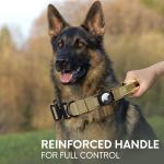Tactical Dog Collar with AirTag Holder - Large